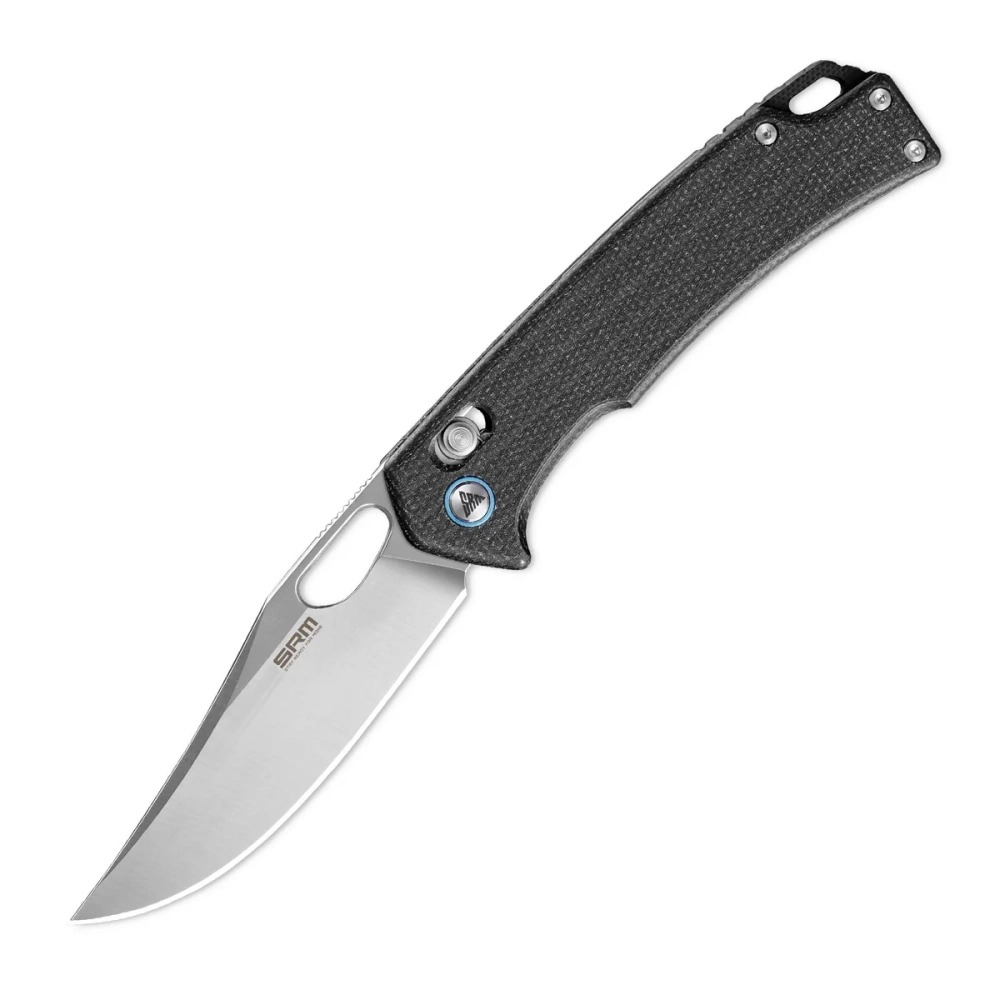Нож складной SRM 9203-MB Retriever Satin (10Cr15CoMoV, Black Micarta)
