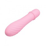 Мини вибратор "Solomon" 12,3 x 2,9 см. светло-розовый