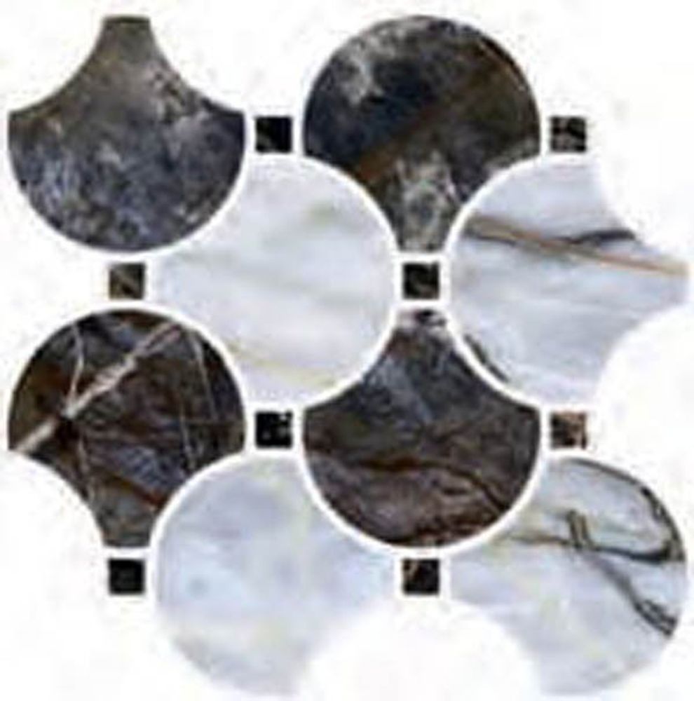 Мозаика SERENADE MOSAICO CIRCLE BROWN