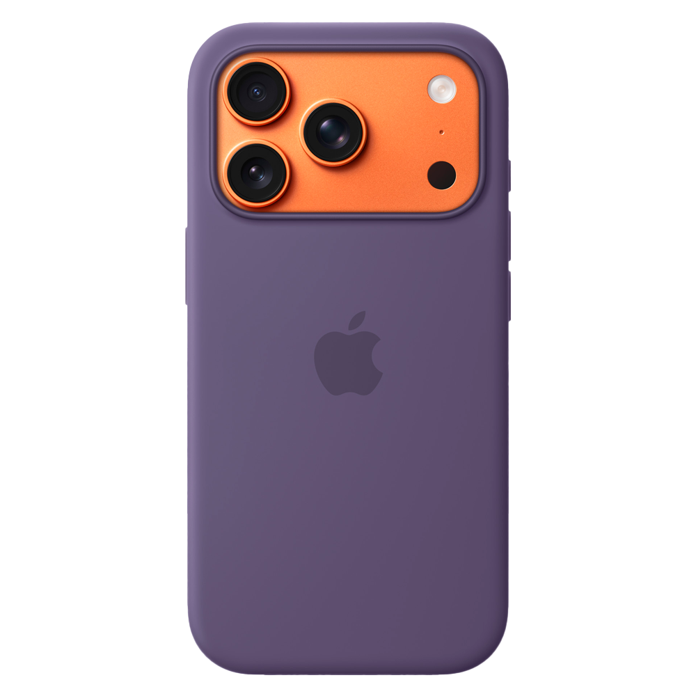 Силиконовый чехол Apple Silicone Case with MagSafe для iPhone 17 Pro, Purple Fog