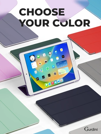 Чехол книжка для iPad 7/8/9 10,2"Gurdini Slim Case полиуретановый фиолетовый