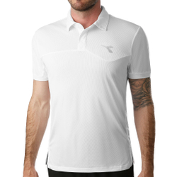 Мужское теннисное поло Diadora Court Polo Men - White, Lightgrey