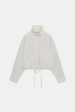 Нейлоновая куртка с каре - ZARA
