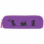 Пенал-косметичка BRAUBERG, силикон, "Kittens", 20х5х6 см, 229028