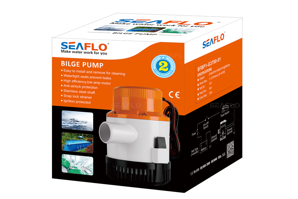 Помпа SeaFlo 12B 4700GPH non-auto