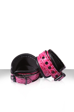 Розовые наручники SINFUL WRIST CUFFS