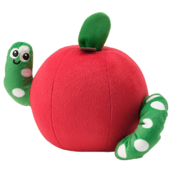 IKEA SANDBI  (ИКЕА САНДБИ)  -  Игрушка музыкальная - яблоко и червячок красный/зелёный