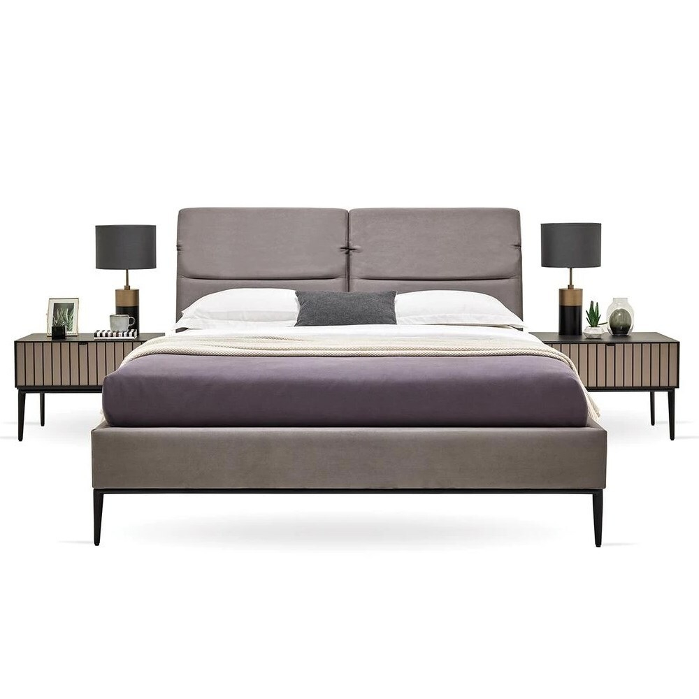 Кровать с изголовьем 180x200 ENZAHOME RIGA EH60822