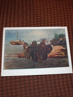 Винтажные открытки СССР 1957 ( Репин И.Е.)