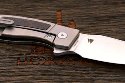 Нож складной QSP QS136-B Legatus, клинок 89мм, сталь M390, рукоять карбон/титан
