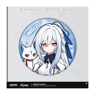 Значок Honkai: Star Rail Цзинлю Jingliu Tiny Cat Series
