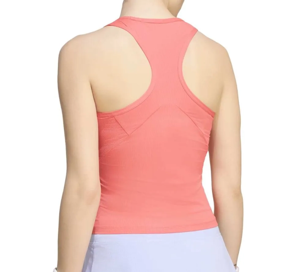 Женский топ теннисный Adidas Club Midi Tank - pure turbo