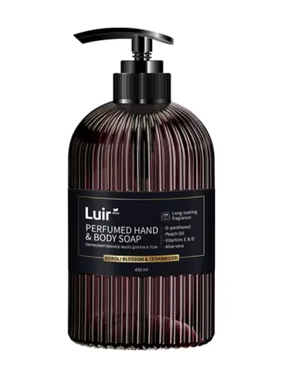 Мыло жидкое для рук и тела парфюмир. LUIR Neroli blossom&Cedarwood 400 мл