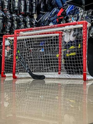 Набор для тренировок "Winnwell" (W / double PVC mini net set 32", 2 sticks & ball)