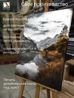 Картина на стену Горное озерцо 30х40см 1шт.