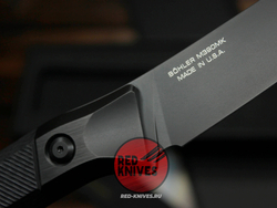 Кухонный нож Microtech Boning кастом - клинок DLC, больстеры титан, рук. Carbon