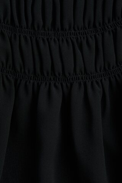 Платье со сборками и открытыми плечами - H&M