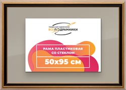 Рамка 50x95 для постера и фотографий