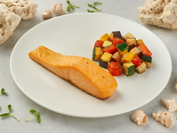 Лосось с овощами гриль | Salmon with grilled vegetables