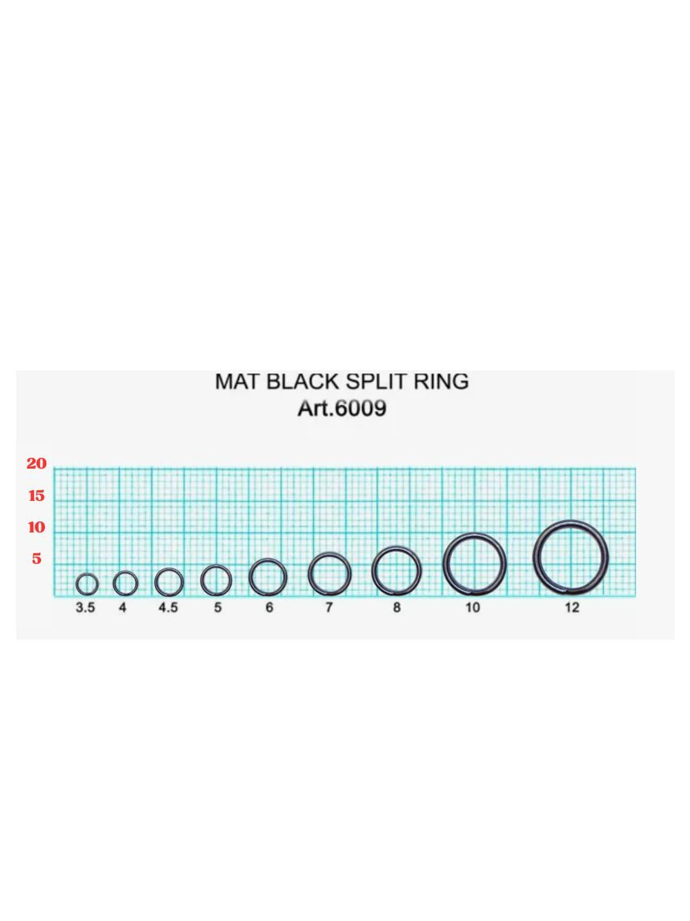 Заводное кольцо рыболовное MAT BLACK SPLIT RING 6009 №10
