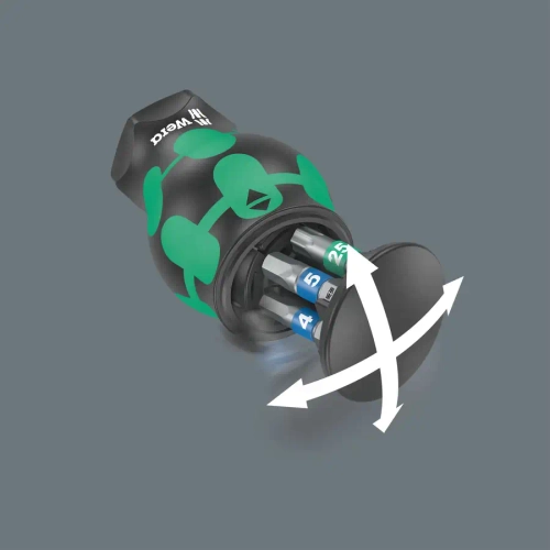 Набор Kraftform Kompakt Stubby магазин 3, 6 предметов WERA 05008875001