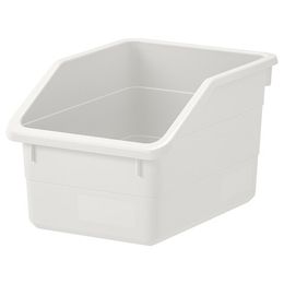 Контейнер IKEA SOCKERBIT (СОККЕРБИТ), Белый, 19x26x15 см