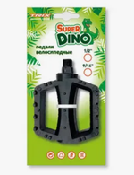 Педали детские TRIX Super Dino, пластиковые, 100x80мм, резьба 9/16", с шипами, черные