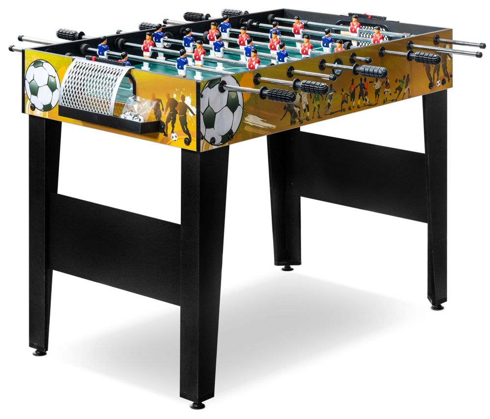Игровой стол - футбол "Flex" (122x61x78.7 см, жёлтый)