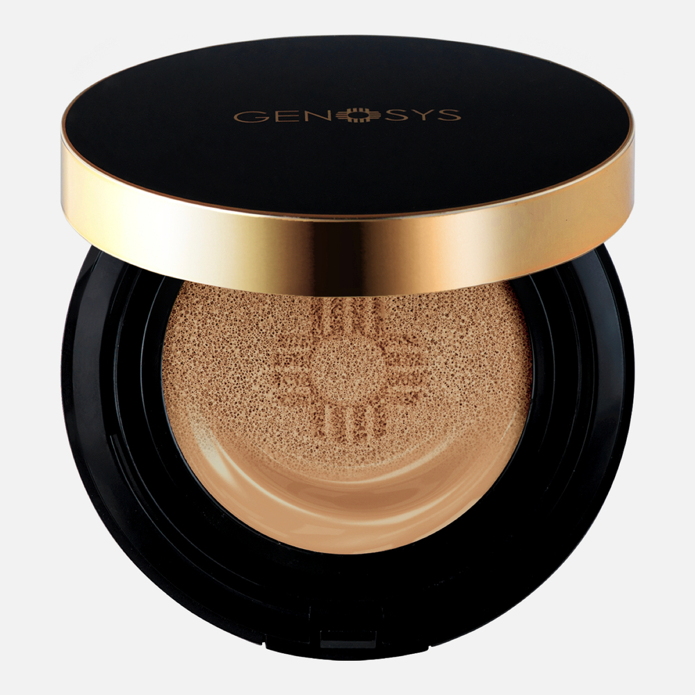 GENOSYS  SKIN CARING BLEMISH BALM CUSHION Ухаживающий BB-кушон с тонирующим эффектом тон 02 BEIGE