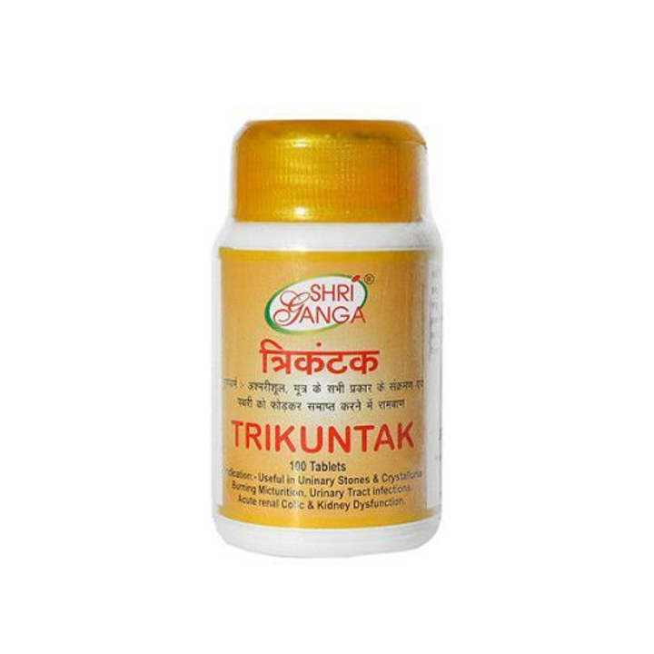 Shri Ganga Trikuntak Трикунтак усиливает функцию почек, растворяет и удаляет камни, 100 таб