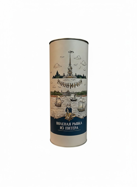 Большой тубус для вяленой рыбки 30x12 см