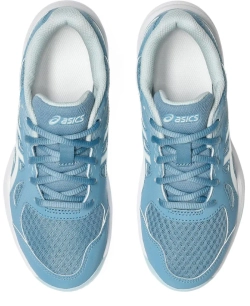 Детские теннисные кроссовки Asics Upcourt 6 GS - saba blue/white