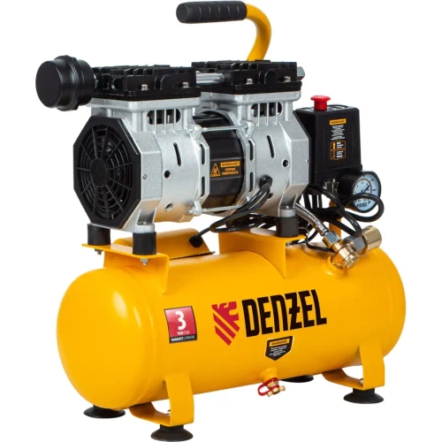 Компрессор DLS650/10 безмаслянный малошумный 650 Вт DENZEL 58021