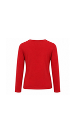 Лонгслив базовый red