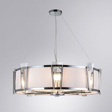 Подвесная люстра 8*Е14 A4079LM-8CC хром Grato Arte Lamp