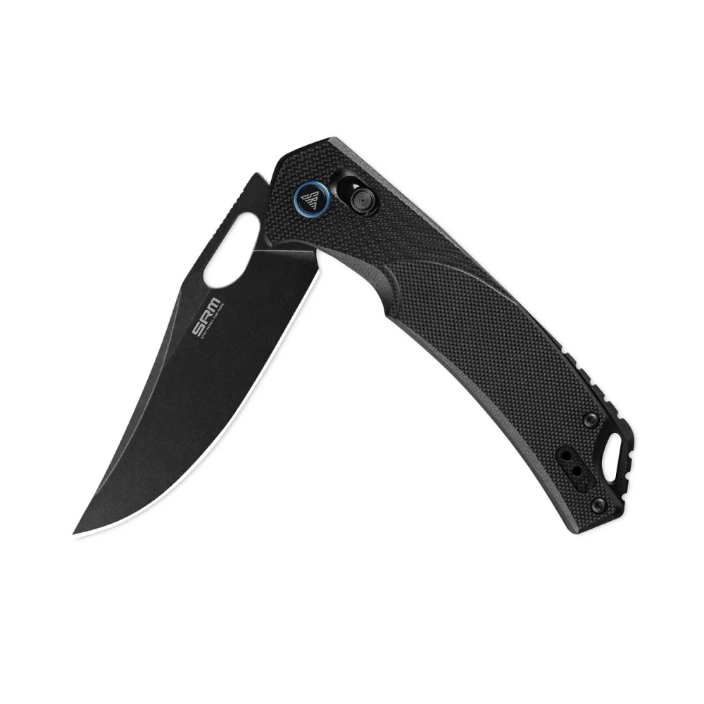 Нож складной SRM 9201-GB Retriever Blackwash (D2, Black G10)