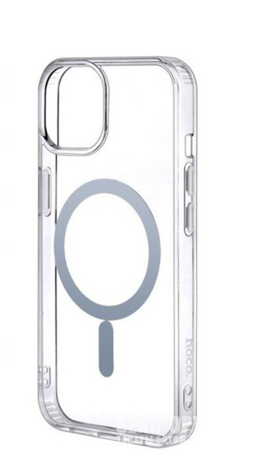 Накладка для i-Phone 15 Pro Hoco Magnetic series силикон прозрачный