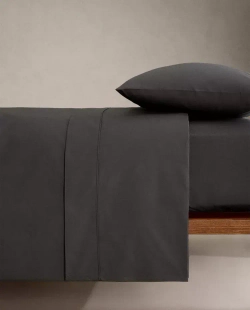 ZARA HOME ПРОСТЫНЯ ИЗ ПЕРКАЛЯ (КОЛИЧЕСТВО НИТЕЙ 300), СЕРЫЙ