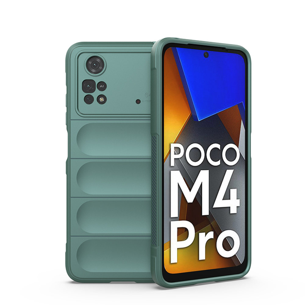 Противоударный чехол Flexible Case для Poco M4 Pro 4G