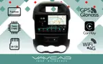 Магнитола для Ford Ranger 2011-2015 - Vaycar VA17-0245-2K на Android 13, Быстрая, 2K QLED, CarPlay,4G SIM-слот