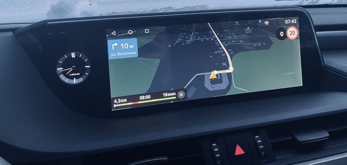 Магнитола для Lexus ES 2018-2021 (тачпад) - RDL-LEX-ES18 монитор 12.3" на Android 13, Быстрая, CarPlay, 4G SIM-слот