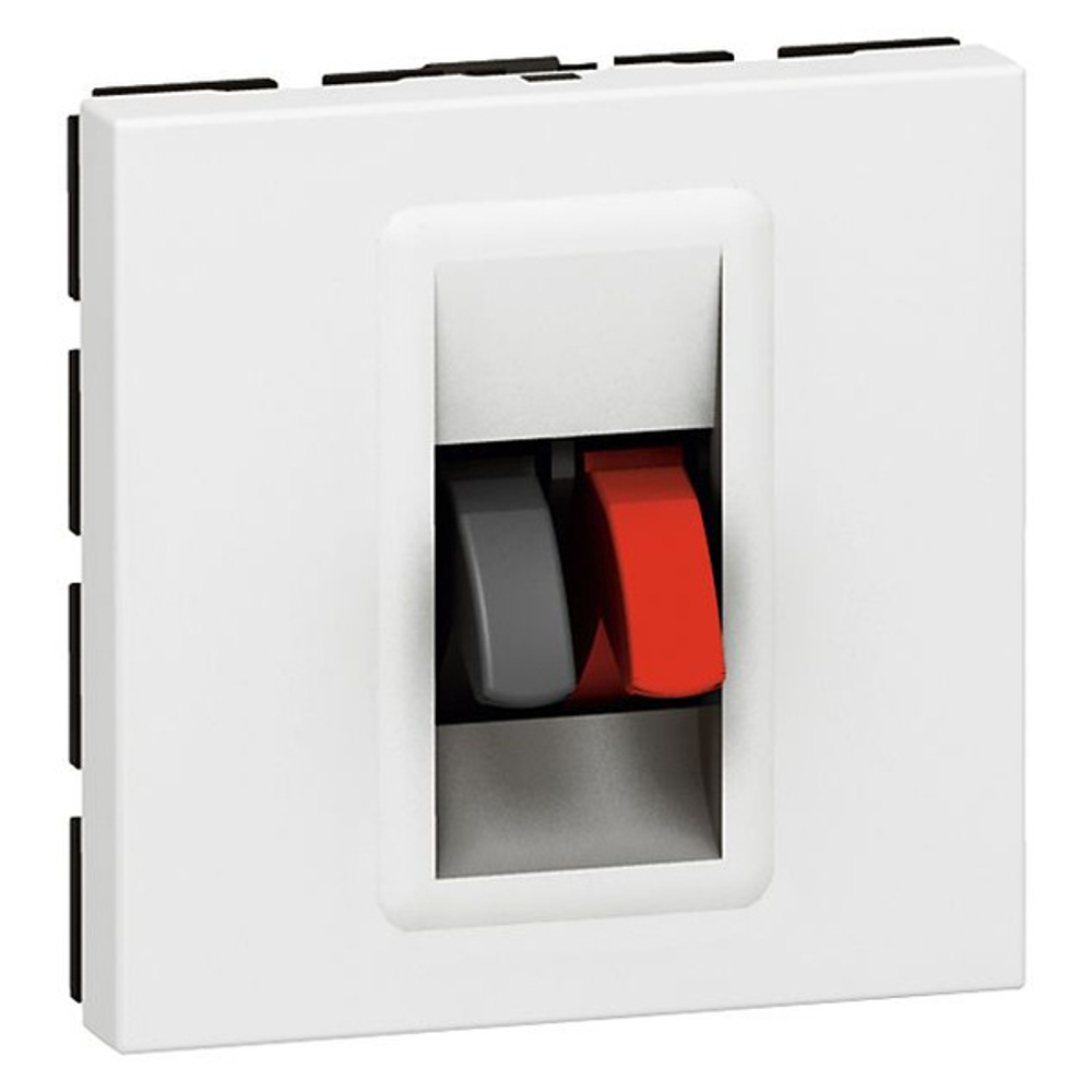 Розетка Legrand Mosaic для колонки 2 модуля 078751