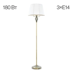 Citilux Вена CL402930 Торшер бронза с белым абажуром
