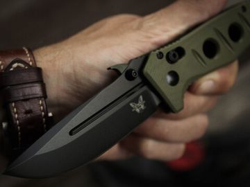 Сьемный вейв для складных ножей OD green (зеленый)
