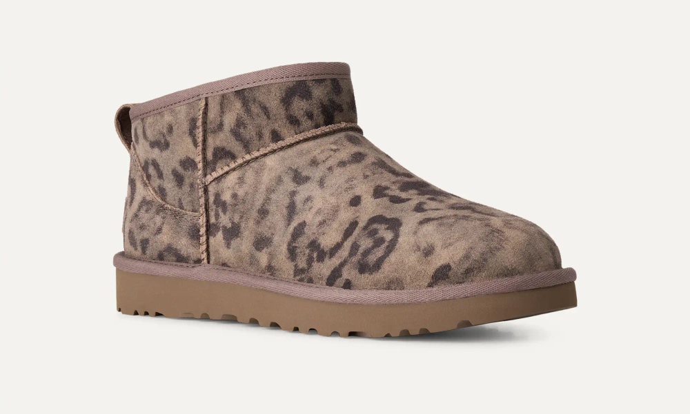 UGG Угги Ultra Mini Spotted, каштановый