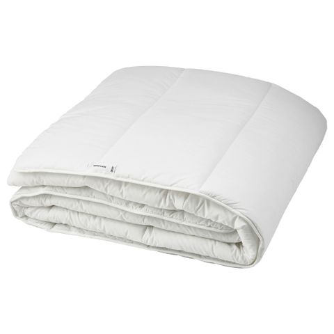 Евро одеяло IKEA SMASPORRE (СМОСПОРРЕ), Летнее, Белый, 220x240 см