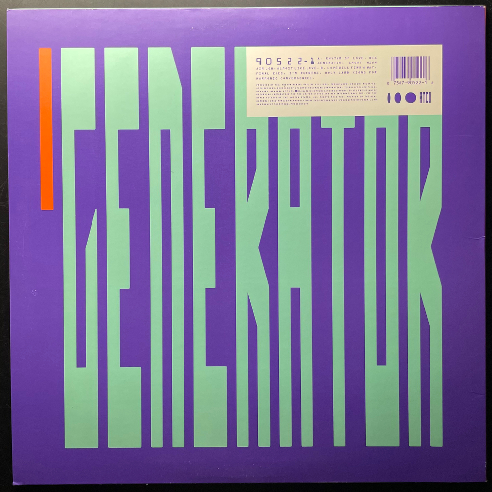 Yes ‎– Big Generator (США 1987г.)
