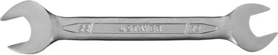 STAYER 19 x 22 мм, рожковый гаечный ключ, Professional (27035-19-22)