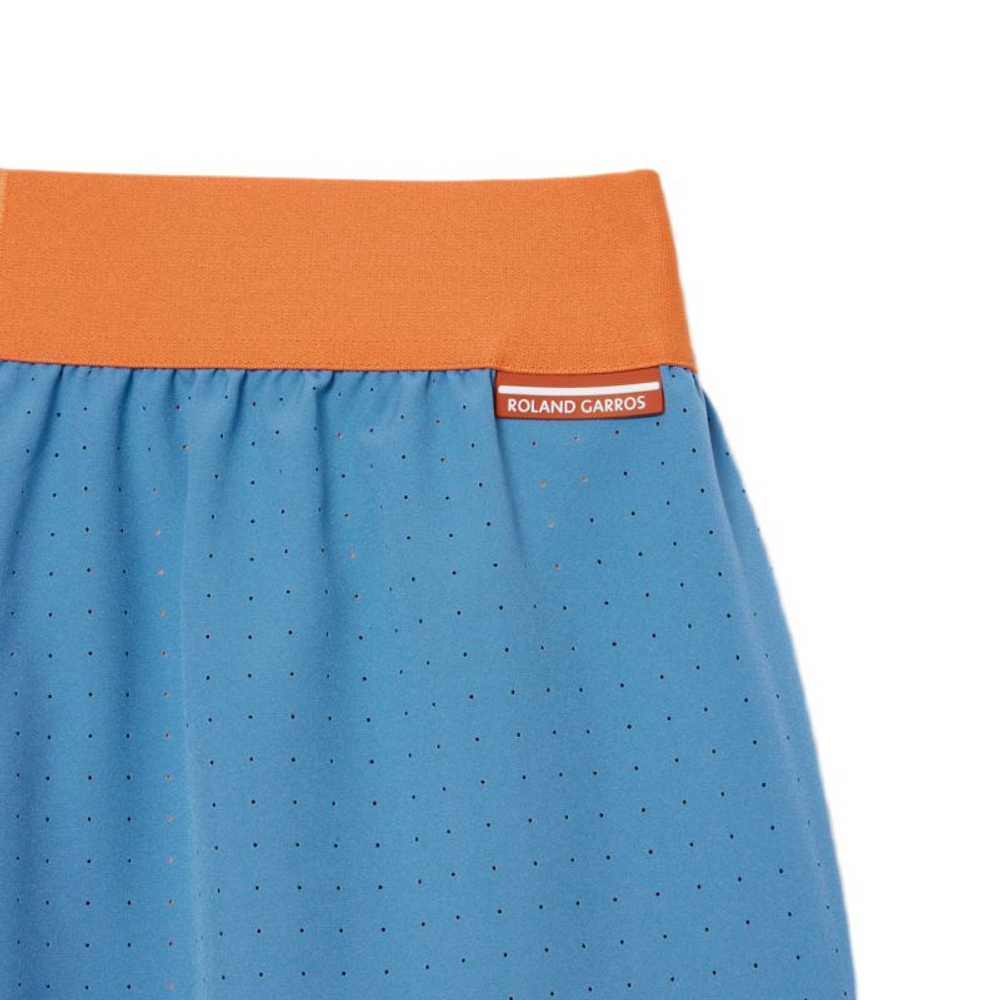 Теннисные шорты Lacoste Roland-Garros Edition Tennis - blue/orange