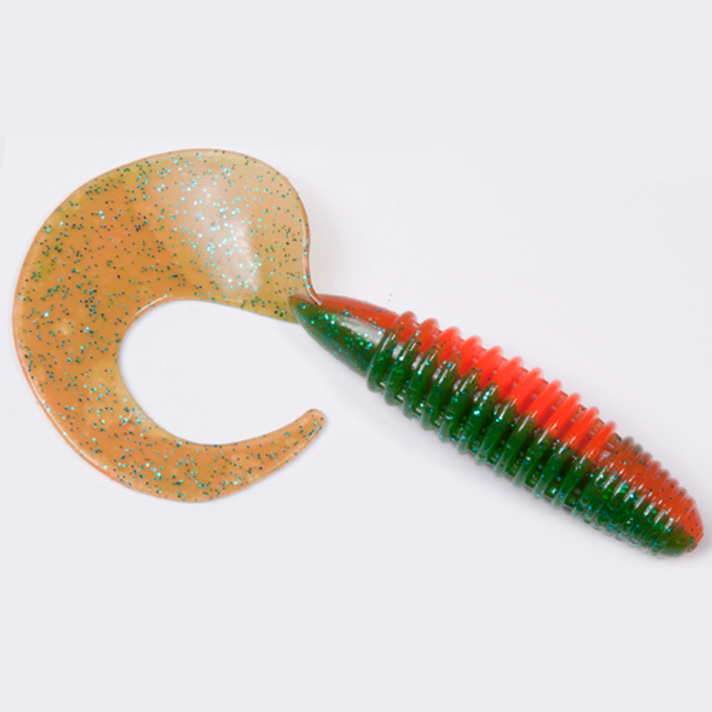 Твистеры съедобные Lucky John Pro Series CRUSHER GRUB 3.9" (99мм/5шт)